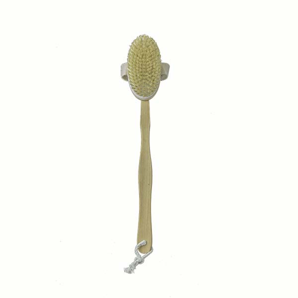 Long Handled Natural Bristle Back and Body Brush | Front
